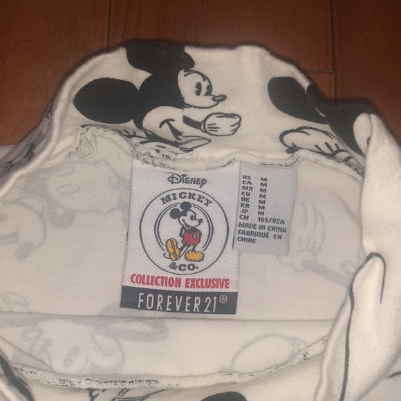 S O L D Mickey & Co. X Forever 21 White Bodysuit - Picture 2 of 3